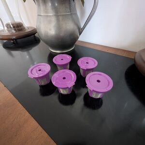Set of reusable coffee k-cups